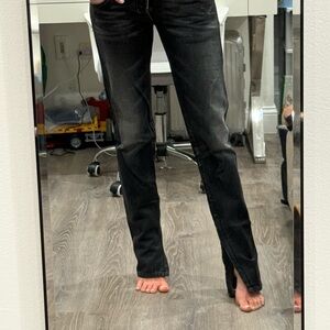 DSQUARED2 Black Straight Leg Jeans